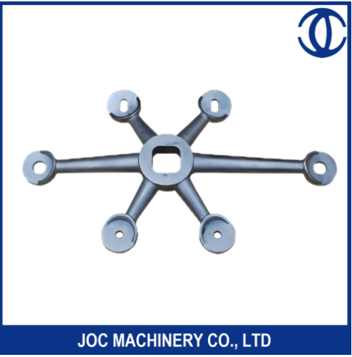 4 -й Way Spider Crain Craint Cast Iron Crear Wall стена стеклянные стеклянные фитинги паука